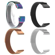 OOTDTY 20 мм умный ремешок для часов Миланская петля Магнитная Нержавеющая сталь ремешок для часов Garmin Fenix5 Forerunner935 Quatix5