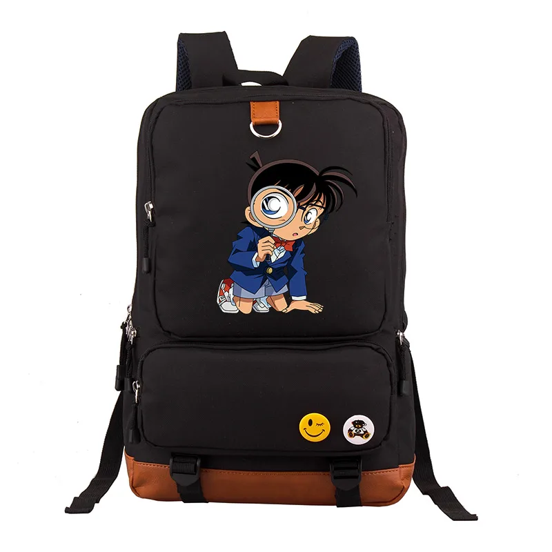 

Anime Detective Conan Backpack Only One Truth Prevails School Backpack for Teenage Girls Boys School Bags Travel Daypack