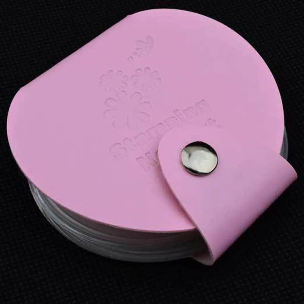 

Fashion Stamping Nail Art DIY Image Plate Template Holder Case Bag Stamp Organizer PK