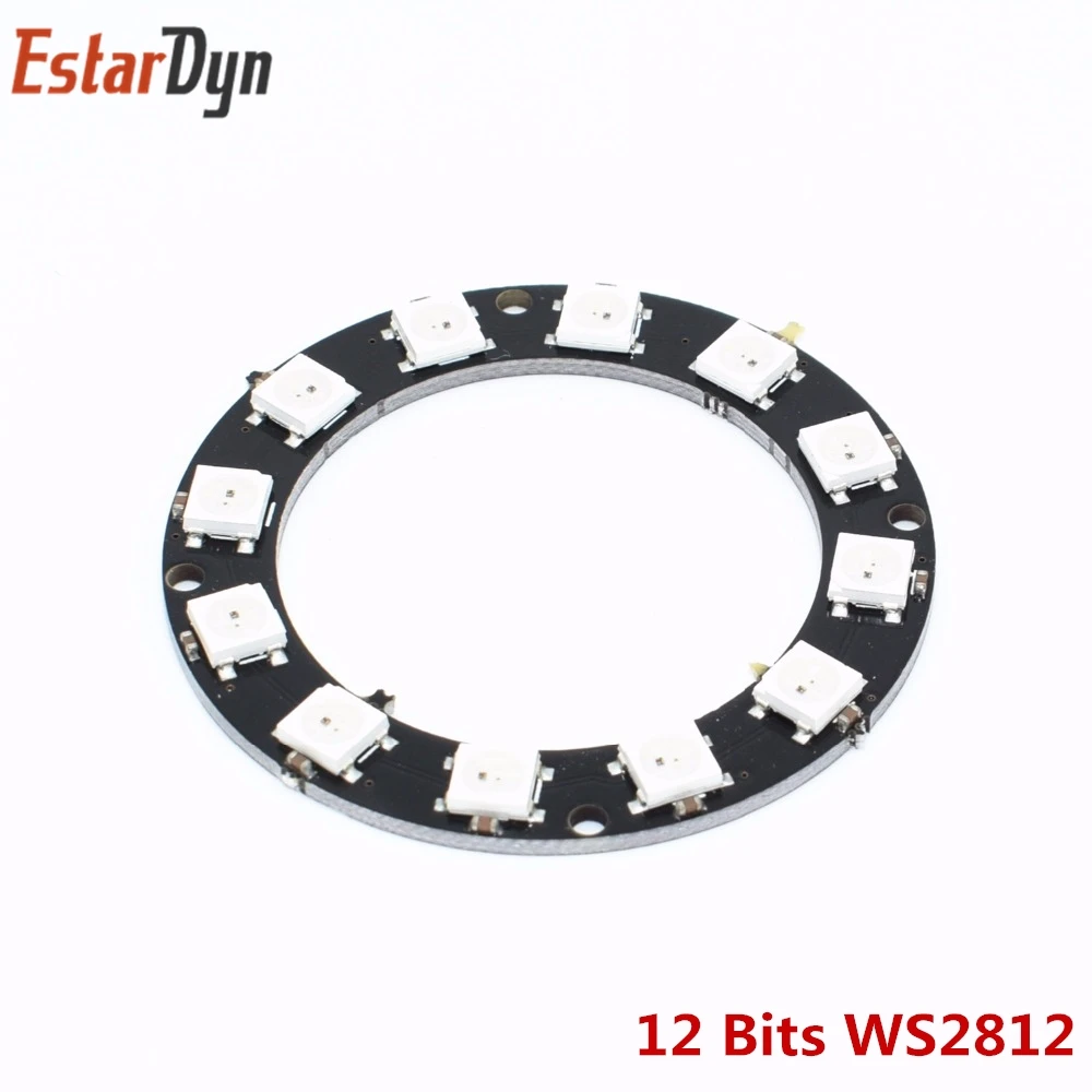 

1pcs RGB LED Ring 12 Bits WS2812 5050 RGB LED With Integrated Driver Module For Raspberry pi