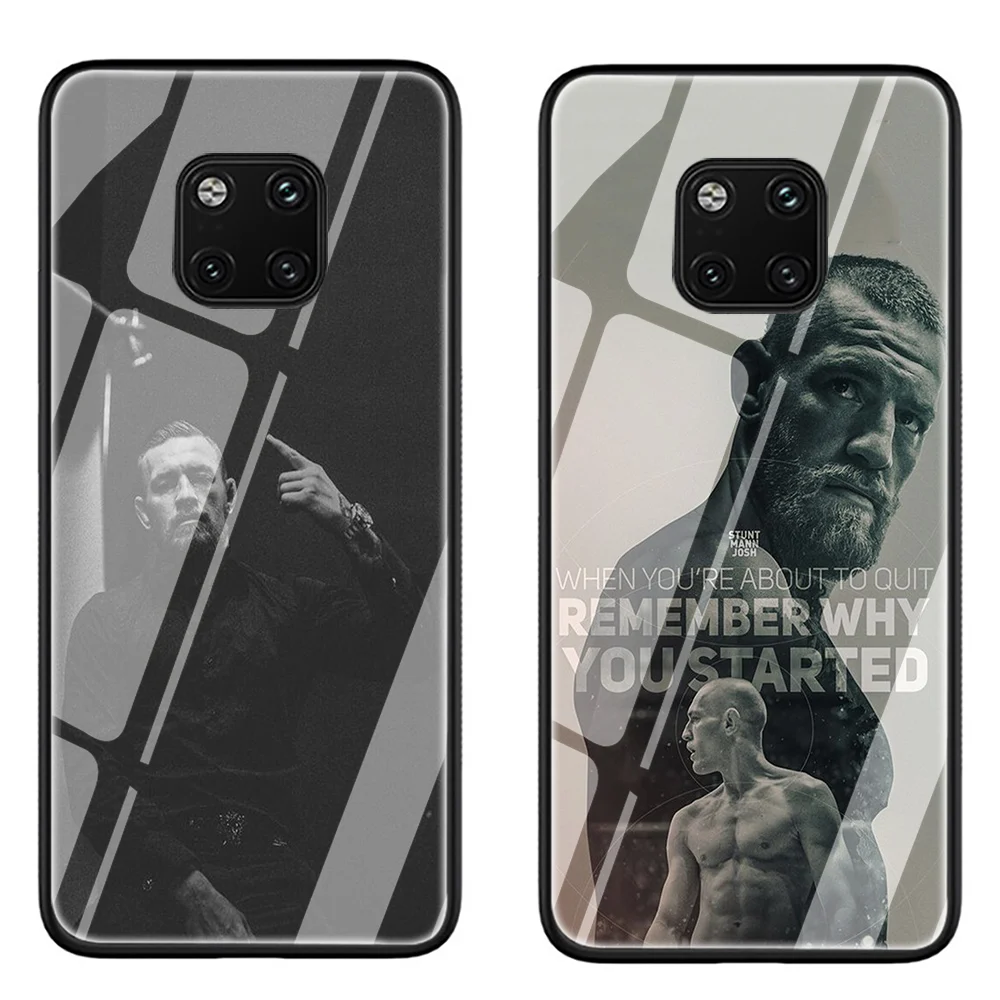Mcgregor чехол из ТПУ с закаленным стеклом для Huawei P10 P20 P30 Mate 20 Honor 9 10 Lite Pro 7A 8X P