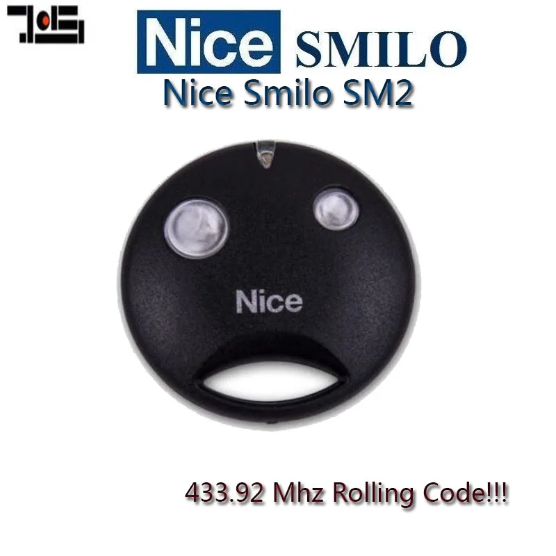 

For NICE SMILO SM2 Replacement garage door remote control rolling code top quality