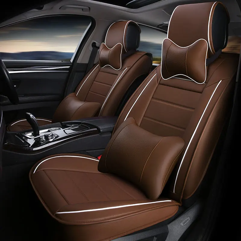  car seat cover auto seats covers cushion accessorie leather for ford new fiesta mk7 sedan edge ever