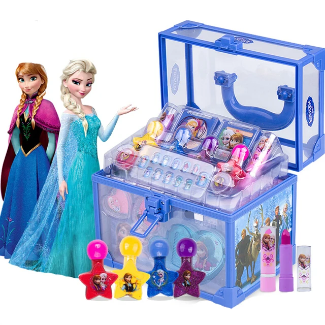 Disney Frozen girls toys for kids Makeup child birthday party gift