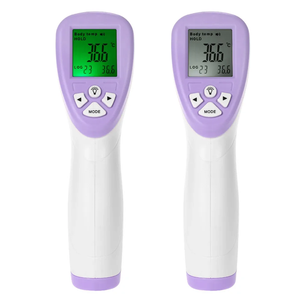 Цифровой ЖК-Бесконтактный ИК инфракрасный термометр лоб поверхность тела Измерение температуры Функция удержания данных