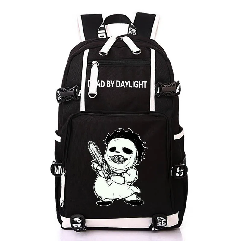 Рюкзак с принтом Dead by Daylight, рюкзак с игровой символикой, usb зарядка, рюкзак для ноутбука, большой рюкзак для путешествий, брезентовые школьные сумки, унисекс, рюкзак