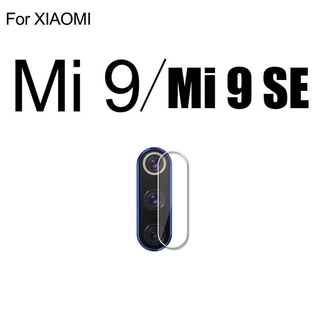 2 шт. задняя защитная пленка для Xiaomi Redmi Note 7 5 6 8 Pro 7A 6A glass mi A3 9t se камера протектор стекло на красный mi Note 7 8 Pro стекло - Цвет: For Xiaomi mi 9(SE)