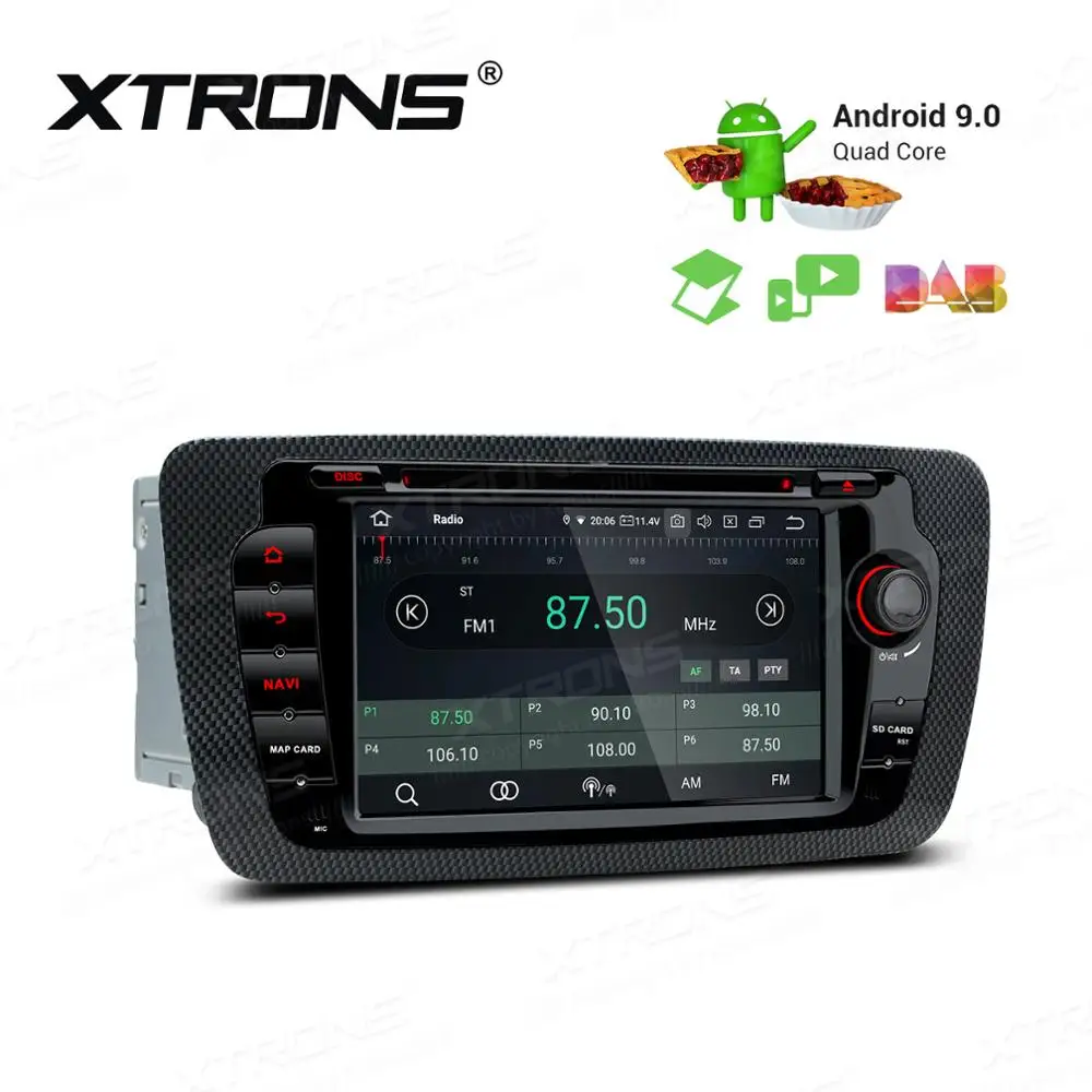 Flash Deal 7" Android 9.0 Pie OS Car DVD Multimedia Navigation GPS Radio for Seat Ibiza MK4 / 6J 2009-2013 with Dual Zone Function Support 3
