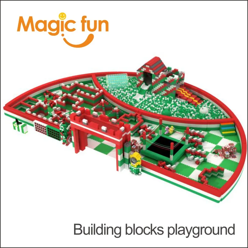 

MAGIC FUN Space theme children indoor soft play area naughty fortress playground equipment