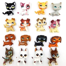 pet shop lps toys Редкие литл пет шоп игрушки лпс стоячки стоят кошка собака колли кокер-спаниель дог такса оригинальные маленькие короткие волосы kitty ребенка подарки