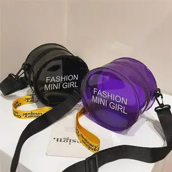

Fashion Women Clear Transparent Handbag Beach Bag Clear Jelly Purse Crossbody Bag