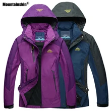 Mountainskin hombres mujeres primavera otoño Waterprooof senderismo chaquetas al aire libre Camping Trekking escalada rompevientos masculino abrigos VA308