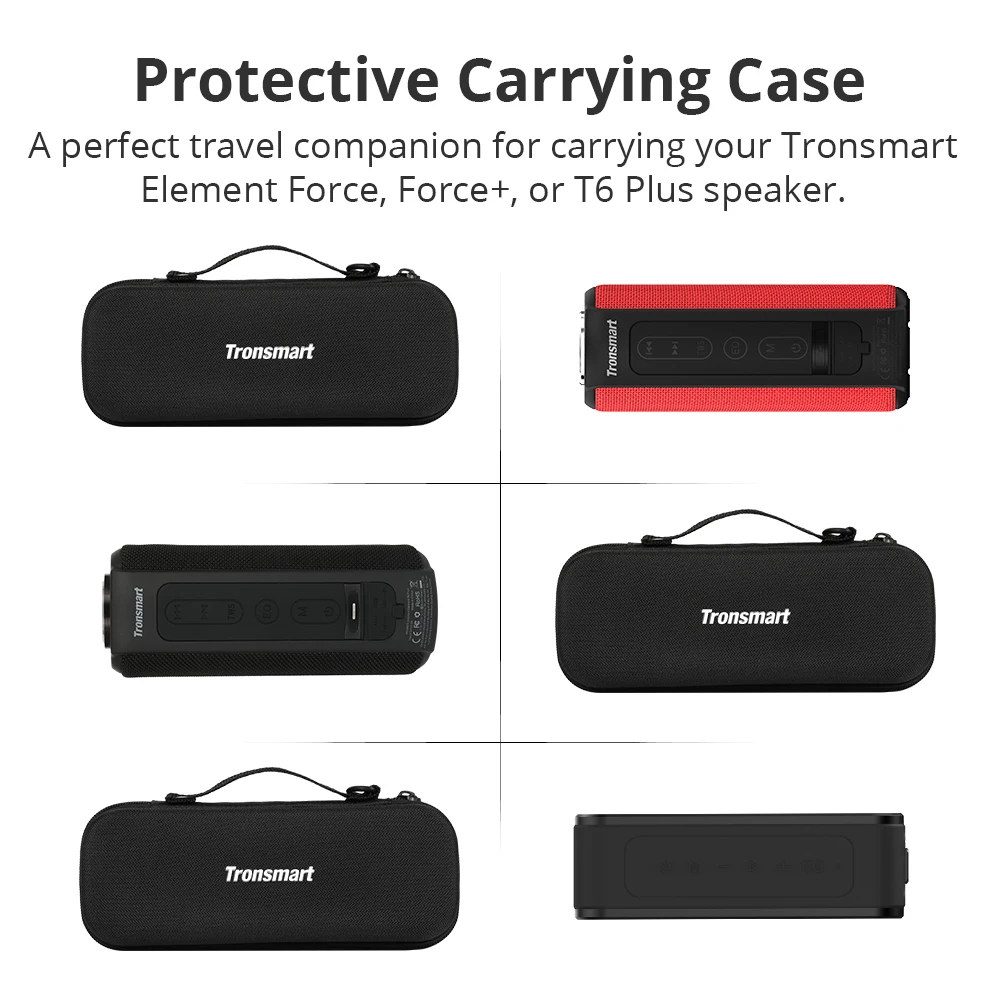 Tronsmart T6 Plus haut-parleur Bluetooth 40W haut-parleurs portables Colums barre de son basse profonde avec IPX6 étanche, TWS, pour Siri, SoundPulse