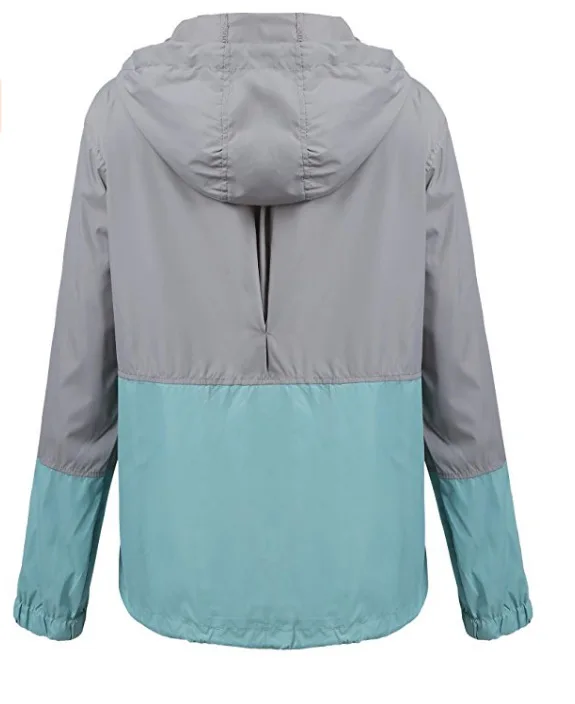 Спандекс сплошные швы Для женщин плащ модная непромокаемая Женская дождевик Водонепроницаемый ветрозащитная куртка-дождевик плащи