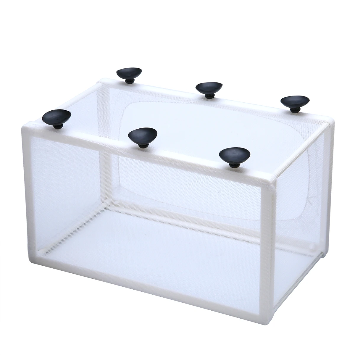 

1pc Plastic Aquarium Guppy Breeder Breeding Tray Net Baby Fry Newborn Box Hatchery 26 x 15 x 15.5cm For Fish Tank