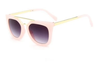 Детские солнцезащитные очки мальчики девочки дети бренд солнцезащитные очки "кошачий глаз" солнцезащитные очки милые детские uv400 Солнцезащитные очки затемняющие очки - Цвет линз: 1