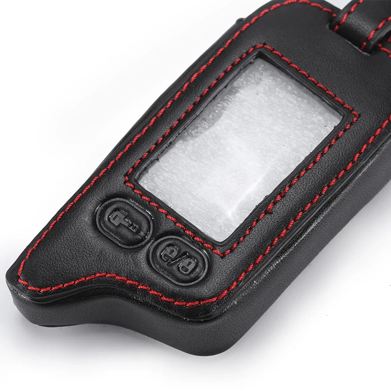 Tomahawk TZ9010 Remote Two Way Car Alarm leather Case Cover keyChain For TZ9030 LCD | Автомобили и мотоциклы