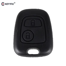 KEYYOU Remote Key Car Key Blade Fob Case Replacement Shell Cover For Citroen C1 C4 for Peugeot 107 207 307 407 206 306 406