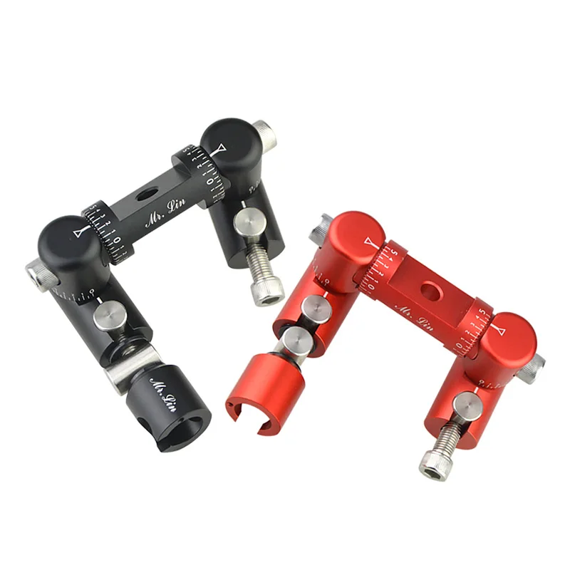 1pc Archery V Bar Adjustable Double Sided V Bar Compound Bow Adapter Shock Absorption Damper Stabilizer Shooting Accessory