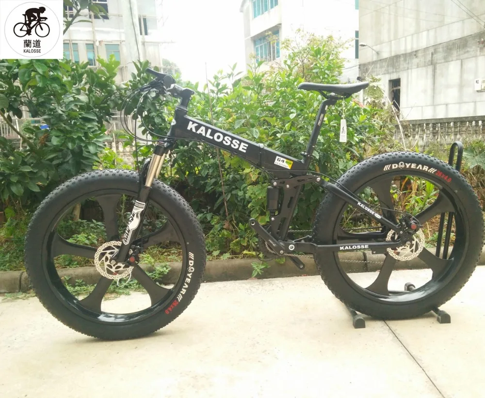Perfect Kalosse  Snow  mountain bike 26*4.0 inch  26er Beach mountain bicycle  30 speed  Hydraulic brakes 0