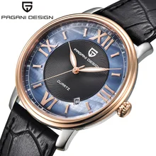 Pagani design Fashion simple stylish Top Luxury brand Watches women leather strap band Quartz-watch thin Dial Clock women