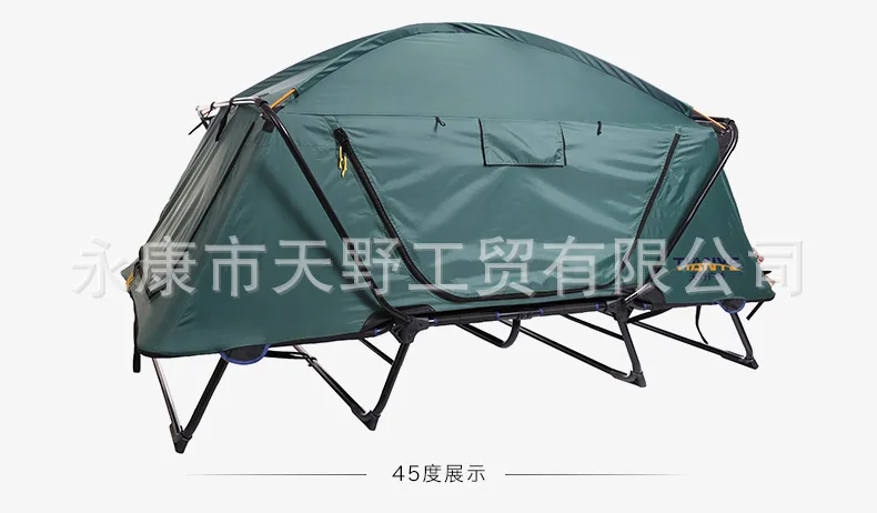 Outdoor Wandern Camping Zelt Bett Hohe Qualität Doppel-schicht Oxford Sunshelter Folding Off-Boden Zelt Kostenloser-Gebäude große Raum Outdoor Wandern Camping Zelt Bett Hohe Qualität Doppel-schicht Oxford Sunshelter Folding Off-Boden Zelt Kostenloser-Gebäude große Raum