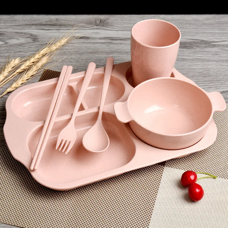 

Cute Cartoon Baby Training Plate Kids Feeding Tableware Feeding Bowl Fruit Dishes dishes sets dinnerware dishes and plates sets