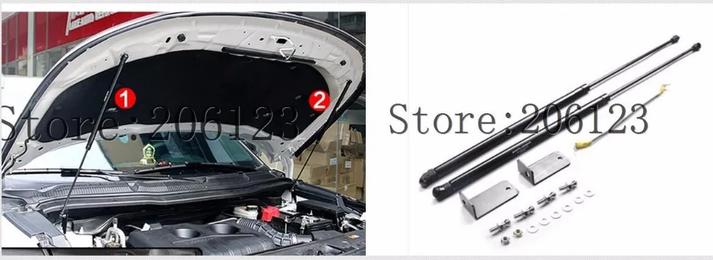 

2016 2017 2018 For Ford Explorer ACCESSORIES CAR BONNET HOOD GAS SHOCK STRUT LIFT SUPPORT CAR STYLING
