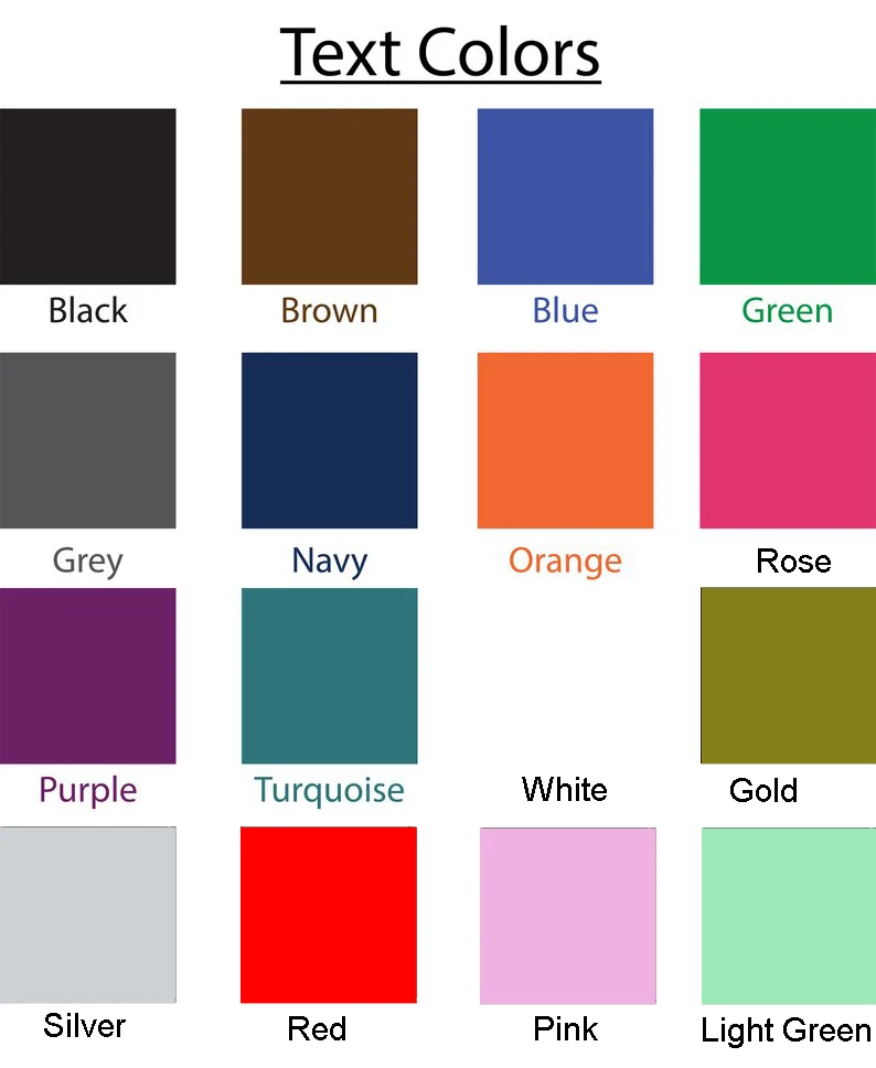 text color