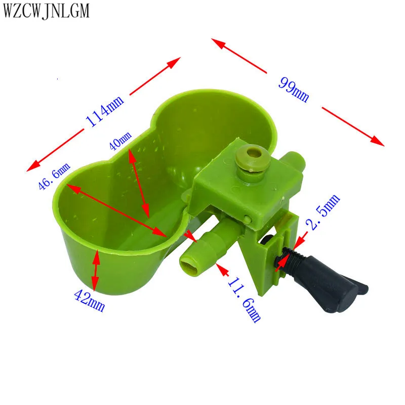 Dove автоматический питьевой фонтан курица Питьевая чашка Птица Автоматический питьевой фонтан Диаметр 9,5-10 мм товары для животных 60 шт