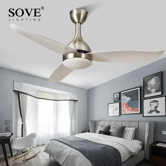 Us 201 6 30 Off Sove Modern Led Ceiling Fans With Lights Bedroom Home Black Ceiling Light Fan Lamp 220 Volt Fan Ceiling White Ventilador De Teto In