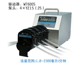 WT600S 4XYT15 большой расход Регулируемый Насос Перистальтический промышленные лаборатории дозирования трубки перистальтического насоса 1.8-2300