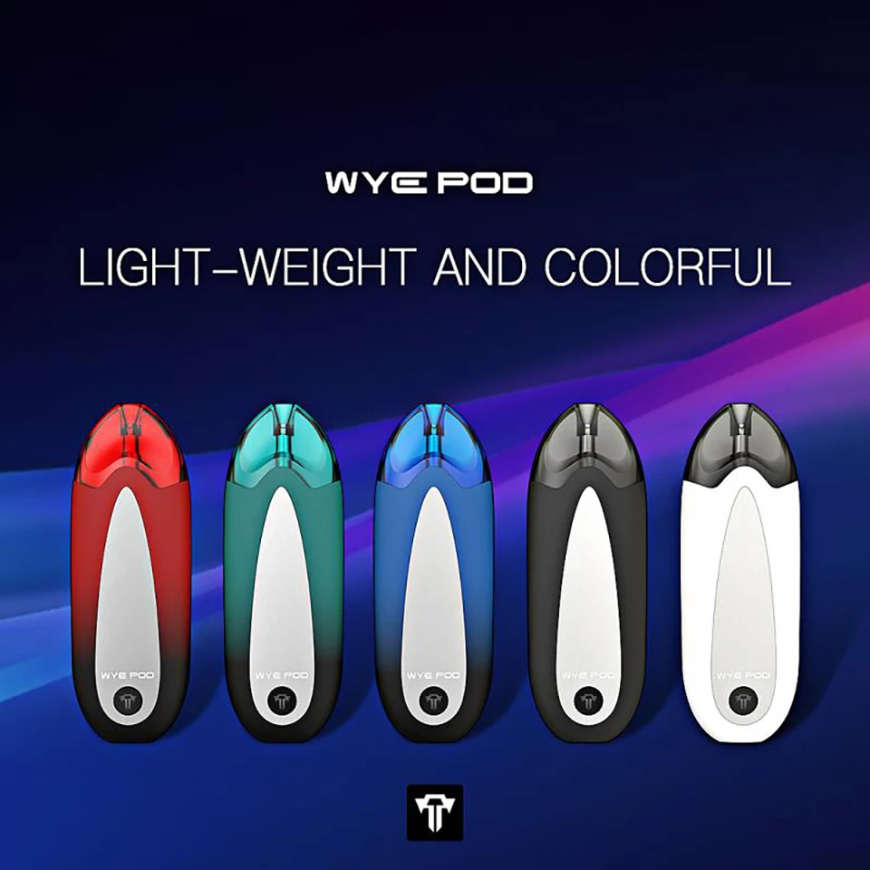 Оригинальная электронная сигарета Tesla WYE Pod Kit встроенный аккумулятор 430 мА/ч