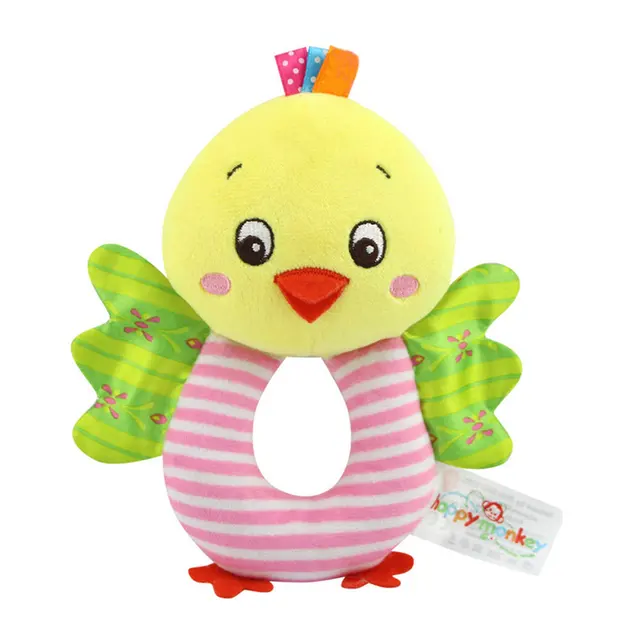 Fashion Bayi Bayi Mainan Kerincingan Mainan Handbell Kartun Hewan