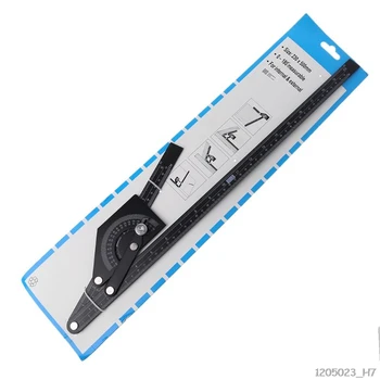 

New 0-180 Degree Angle Finder Marking Gauge Multifunction Protractor Measuring Ruler Woodworking Tool