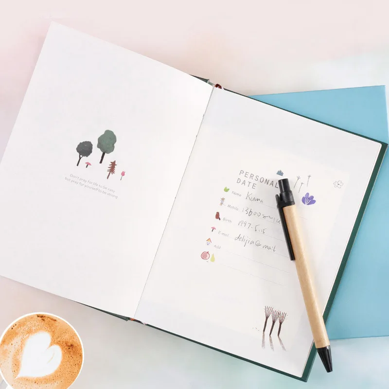 Kawaii 365 дней записная книжка повесток дня B6 ежедневник ежемесячный недельный