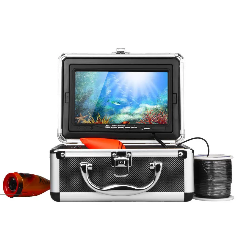 30M 600TVL 6 bright light underwater camera 7&quot TFT LCD for Fishing finder Video visual fishing Camera | Безопасность и защита
