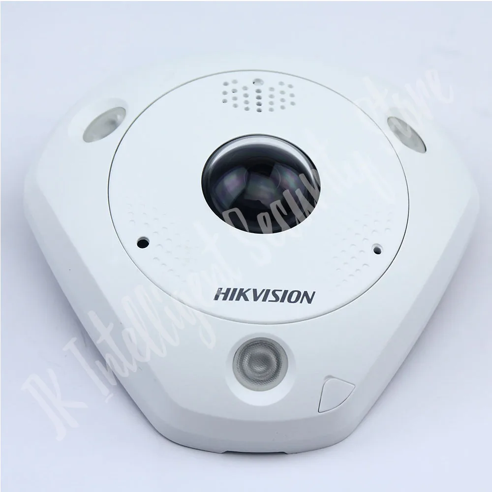 Hikvision в наличии ds 2cd6362f ivs английская версия IP корпус 6mp рыбий глаз сети Камера