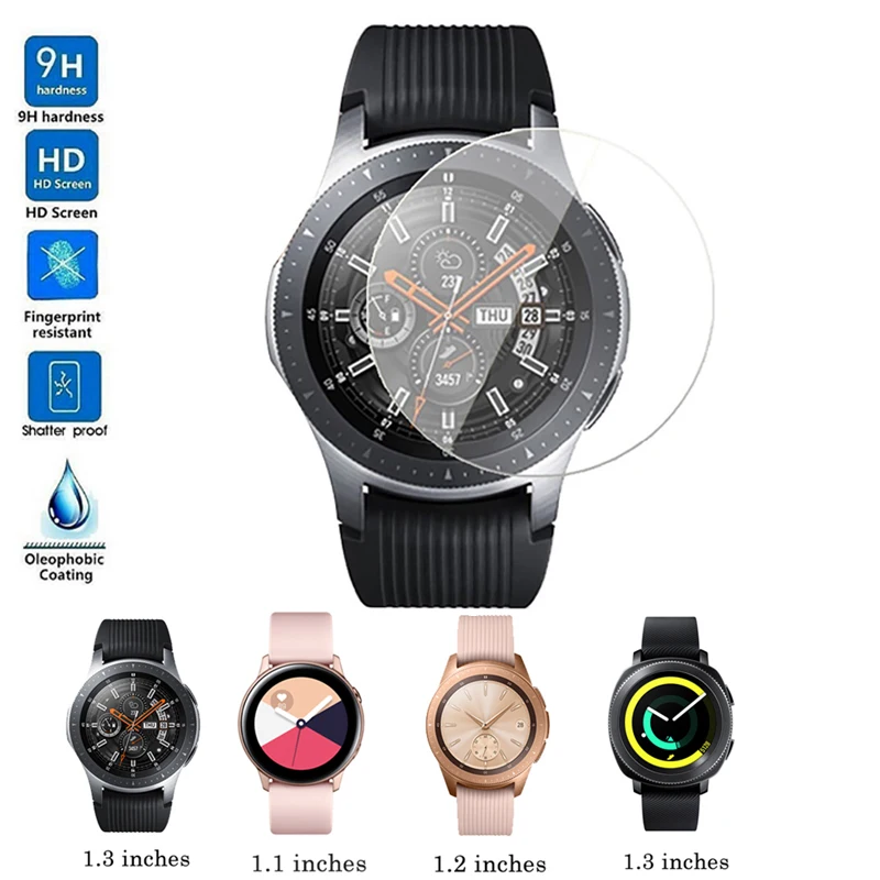 Закаленное стекло 9H с защитой от царапин для Samsung Galaxy Watch 46 мм 42 защита экрана