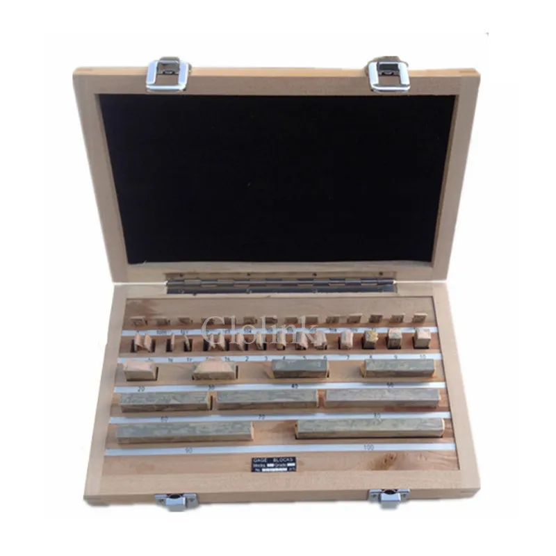 Block gauge set, 38pcs/set, 0 Grade(1.005 100mm),fast deliveryin Gauges from Tools on
