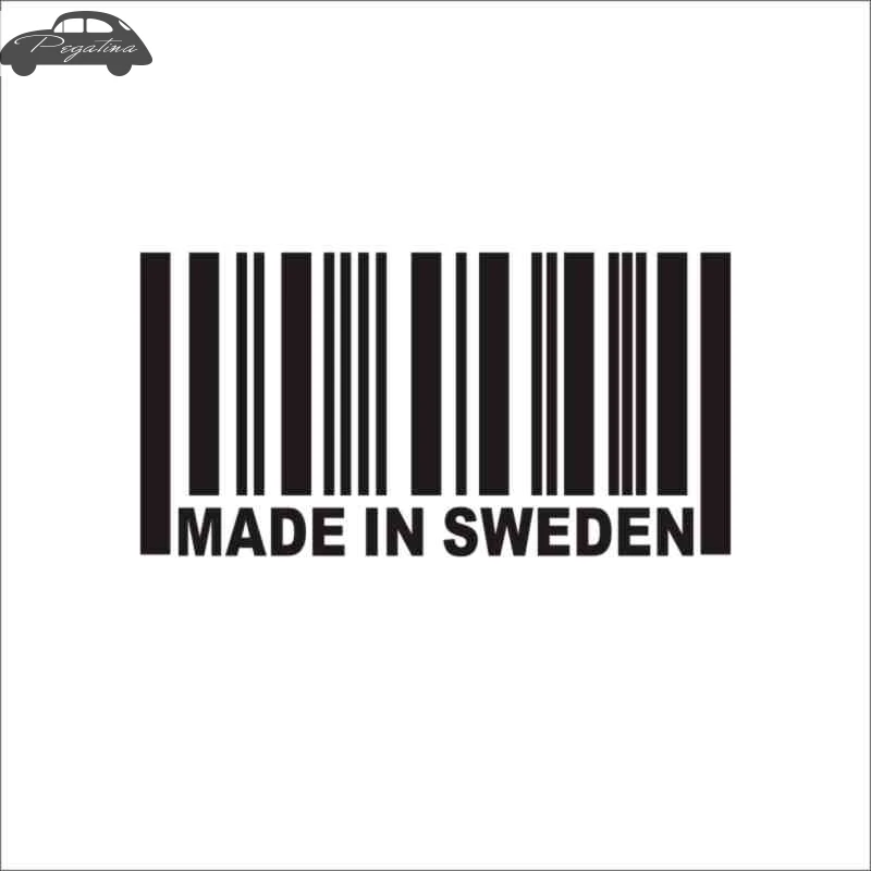 Pegatina Made in Sweden Decal Sticker Car Window Vinyl Decal Funny Poster Motorcycle