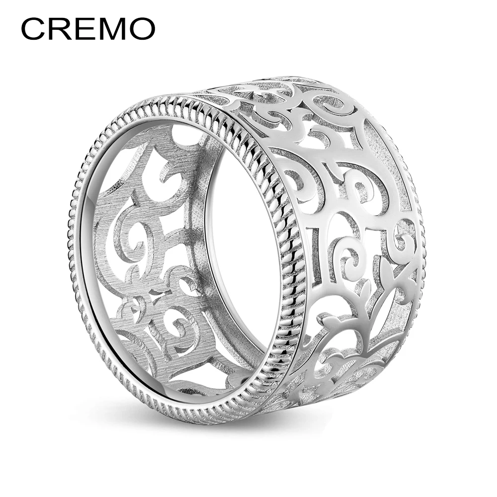 

Cremo Lace Ring Personalized Hollow Flower Finger Ring Argent Knuckle Reversible Leather Rings Bijoux Femme Bridesmaid Jewelry