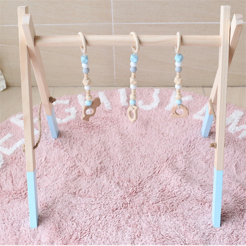 

Eva2king Hot Selling Baby Wooden Beads Bed Bell Toddler Toys Photography Props Kids Babies Room Decoration Kawaii Style Gifts