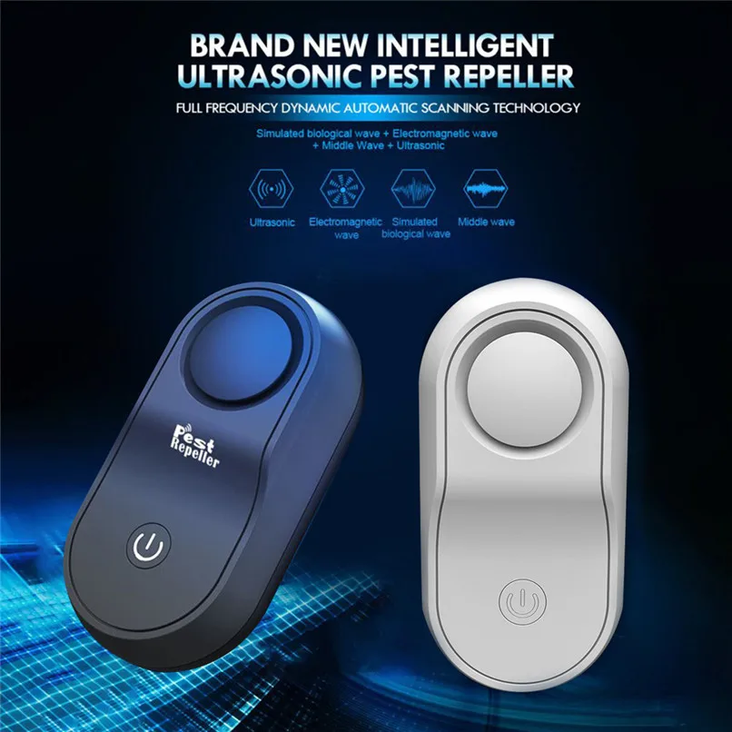 

Ultrasonic Insect repeller Ultrasonic deterrent mouse Mosquitoes repellent prevent Ants Flie for Garden house Well-designed#2p08
