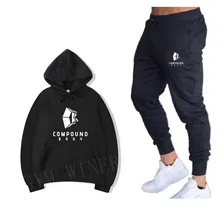 Брендовая Толстовка для мужчин; Новинка года; толстовки+ спортивные штаны с принтом; толстовка с капюшоном для мужчин; цвет черный, красный; большие размеры;