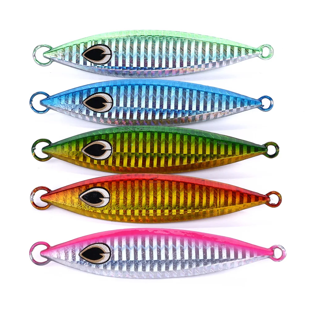 

HENGJIA 10pcs Lead Bait Metal Fishing Lures Jig Wobblers 20G 30G 40G 60G