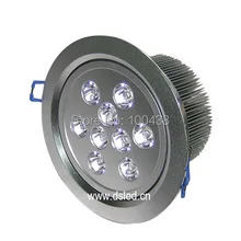 DHL! CE, хорошее качество 9 W светодиодный светильник, светодиодный утопленный свет, 110-250VAC с светодиодный драйвер, DS-CSL-30-9W