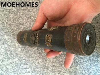 

MOEHOMES free shipping Chinese Handwork bronze Carving toy Clouds See Beautiful World metal handicraft Kaleidoscope