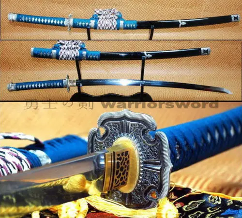 Handmade Clay Tempered T1095 Japanese Samurai Sword DRAGON katana Razor Sharp 