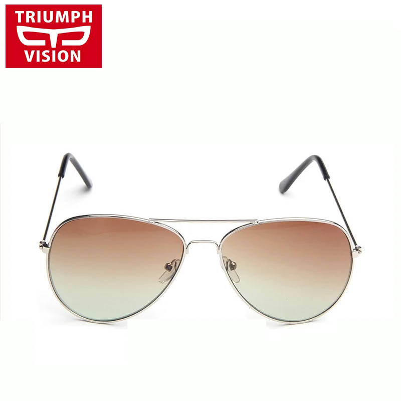 TRIUMPH очки для зрения de sol Feminino синие солнцезащитные очки для женщин для вождения пилота зеркальные линзы медная оправа солнцезащитные очки женские оттенки - Цвет линз: 012